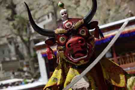 maskentanz, hemis festival, kloster hemis